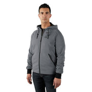 Men's Heated Hoodie Kit, Milwaukee M12(TM), 3 Settings, Up to 8 hrs Time, Zipper Closure, Gray