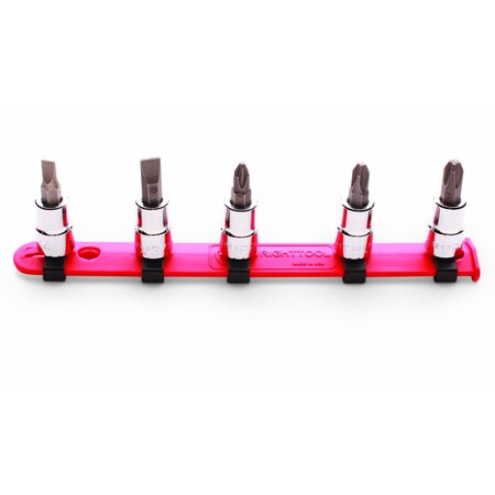 3/8" Drive Screwdriver Socket Set, SAE, 5 pcs
