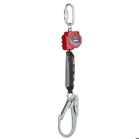 Protecta Self-Retracting Lifeline, 6 ft. Length, Rebar Hook, Steel, 1 Leg(s), 310 lb Weight Capacity