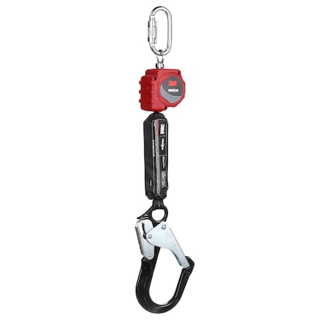 Protecta Self-Retracting Lifeline, 6 ft. Length, Rebar Hook, Aluminum, 1 Leg(s)