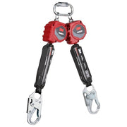 Protecta Self-Retracting Lifeline, 6 ft. Length, Snap Hook, Steel, 2 Leg(s), 310 lb Weight Capacity