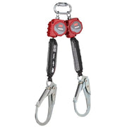 Protecta Self-Retracting Lifeline, 6 ft. Length, Rebar Hook, Steel, 2 Leg(s), 310 lb Weight Capacity