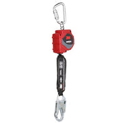 Protecta Self-Retracting Lifeline, 11 ft Length, Snap Hook, Steel, 1 Leg(s), 310 lb Weight Capacity