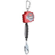 Protecta Self-Retracting Lifeline, 20 ft. Length, Swivel Snap Hook, Steel, 2 Leg(s)