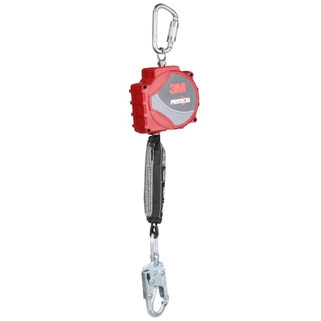 Protecta Self-Retracting Lifeline, 20 ft. Length, Swivel Snap Hook, Steel, 2 Leg(s)