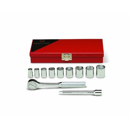 Set 3/8" Dr 11 Pc Set 6 Pt Std Skts Acce