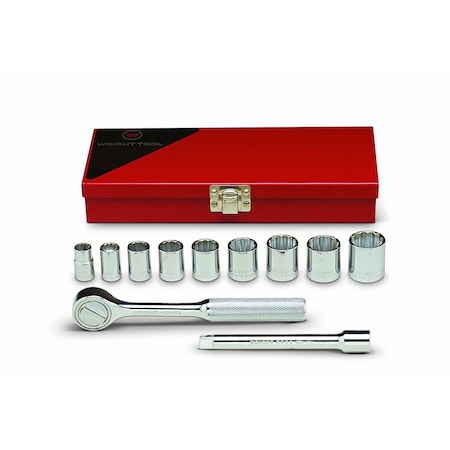 Set 3/8" Dr 11 Pc Set 12 Pt Std Skts Acc