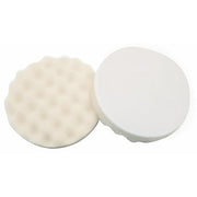 Buffing Pad, 5-1/4",White Open Cell Foam