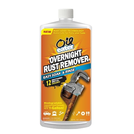 Rust Remover,Concentrate,32oz,Safe Soak