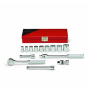 Set 3/8" Dr 14 Pc Set 6 Pt Std Skts Acce