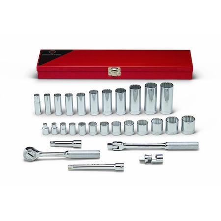 3/8" Drive SAE, 29 pcs