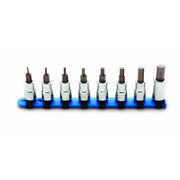 Set 3/8" Dr 8 Pc Set - Hex Bit Skts w/St