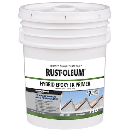 115 Hybrid Epoxy 1K Roof Primer, Gray, 4.75 Gallon