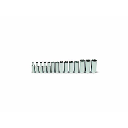 Set 3/8" Drive 14 Piece Set - 6 Point De