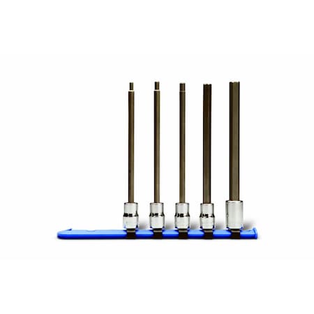 Set 3/8" Dr 5 Pc Set Hex Bit Skts w/Long