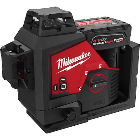 M12 Green 360-Degree 3-Plane Laser Kit
