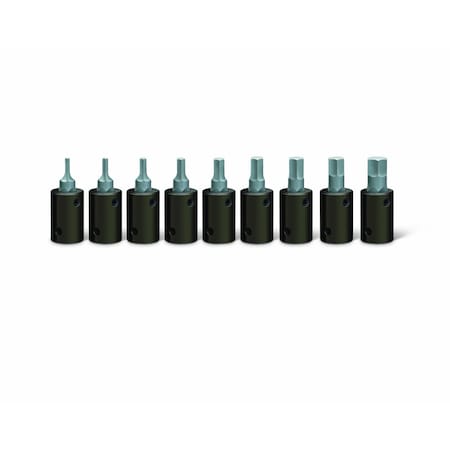 Set 3/8" Dr 9 Pc Set - Hex Bit Imp Skts