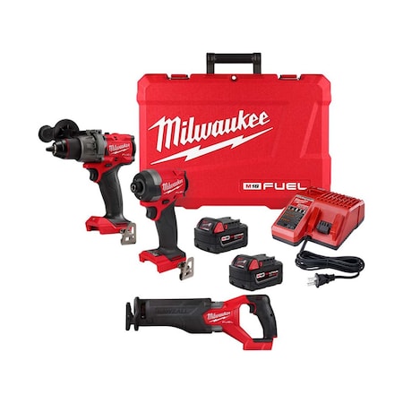 M18 FUEL 2-Tool Combo Kit + M18 FUEL SAWZALL Recip Saw