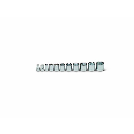 Set 3/8" Drive 11 Piece Set - 8 Point St