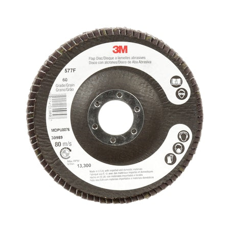 Flap Disc,T29,4-1/2" x7/8",60 YF-weight