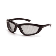 Safety Glasses, Black Lens, Black Frame, Full-Frame