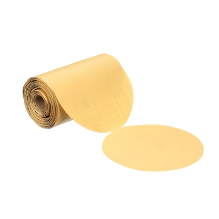 Gold Paper Disc Roll,P320 A-weight,6"xNH