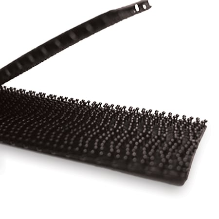Reclosable Fastener, 50 yds, 1" W, Black