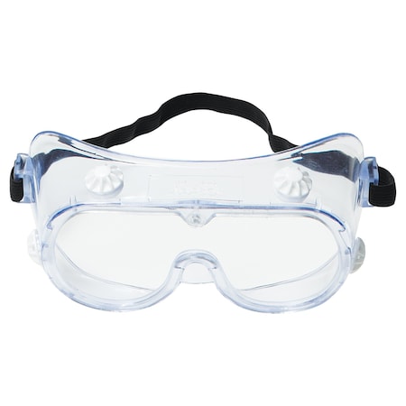 Safety Goggles, Clear Anti-Fog Lens, 334 Series, 10PK