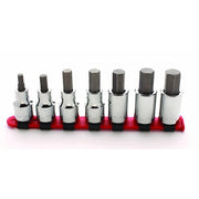 Set 1/2" Drive 7 Piece Set Hex Bit Socke