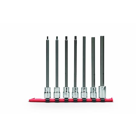 Set 1/2" Drive 7 Piece Set - Hex Bit Soc