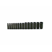 Set 1/2" Drive 14 Piece Set 6 Point Deep