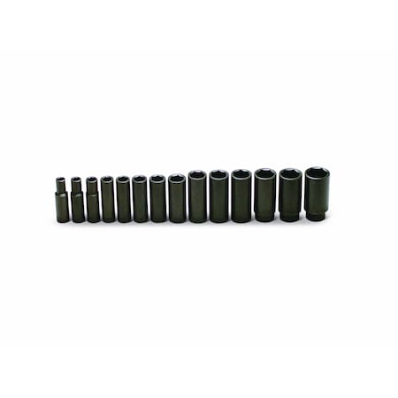 Set 1/2" Drive 14 Piece Set 6 Point Deep