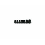 1/2" Drive Standard Impact Socket, SAE, 7 pcs