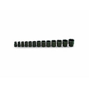 1/2" Drive Standard Impact Socket Set, SAE, 13 pcs