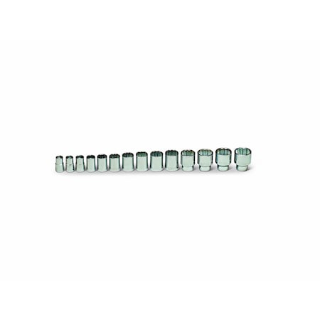 Set 1/2" Drive 14 Piece Set 12 Point Sta