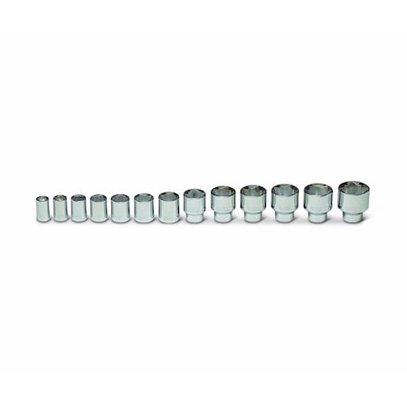Set 1/2" Drive 13 Piece Set - 8 Point St