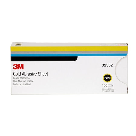 Productn ResiniteGoldSht 02552P220gr, PK5