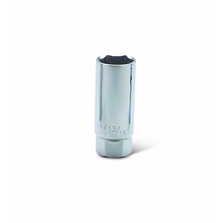 Socket 1/2" Drive 6 Point Spark Plug Hol