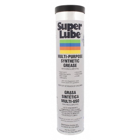 Multipurpose Synthetic Grease, H1 Food Grade, NLGI Grade 1, 14.1 oz