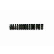 Set 1/2" Dr 16 Pc Set - 6 Pt Deep Metric