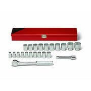 1/2" Drive Metric, 22 pcs