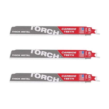 Torch with Carbide Teeth 7T 9L (X3)