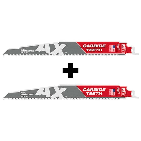 9 in x 5 TPI, Reciprocating Saw Blade Combo Pack