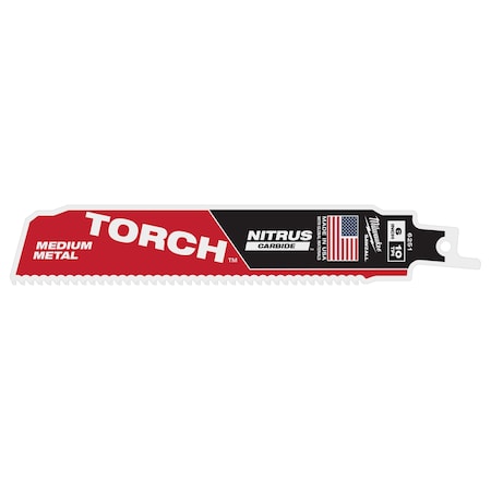 6 in x 10 TPI, Reciprocating Saw Blade, 1-PK
