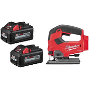 M18 FUEL D-Handle Jig Saw + M18 HIGH OUTPUT XC6.0 Batteries (2 Pk)