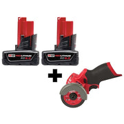 M12 FUEL 3" Compact Cut Off Tool + M12 XC6.0 Battery 2-Pack