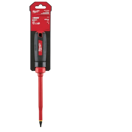 6 in. No 3 Square 1000 Volt Insulated Screwdriver