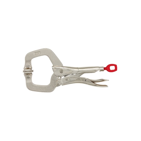 6" TORQUE LOCK Locking C-Clamp Swivel Jaws
