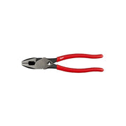 9 in Linemans Plier High Leverage w/ Wire Crimper, Steel