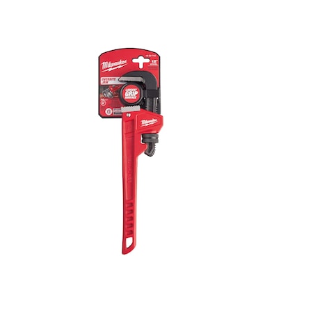 12 in L 2 in Cap. Alloy Steel Straight Pipe Wrench